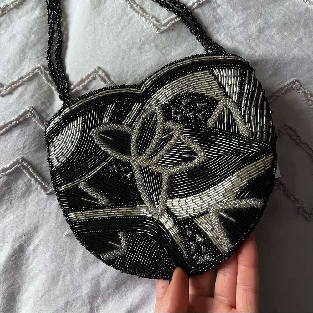 vintage beaded evening bag